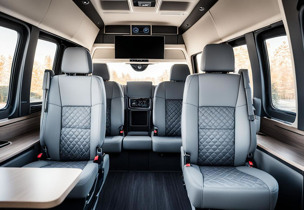 Spacious Mercedes Sprinter Interior