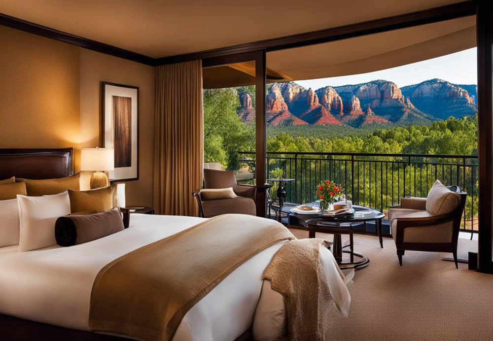 Luxury accommodations at L'Auberge de Sedona
