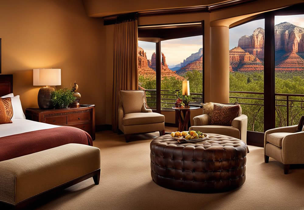 Luxurious Sedona Resort Guest Room